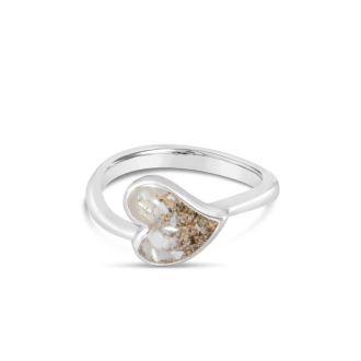 Full Heart Ring - Mother of Pearl Gradient