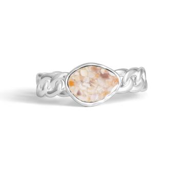 Lagoon Cuff Bracelet - Dune Silver