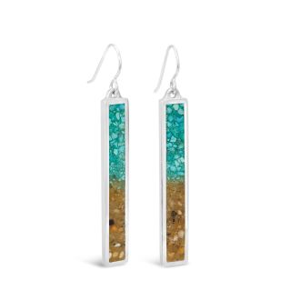 Luxe Dune Bar Earrings - Custom Gradient