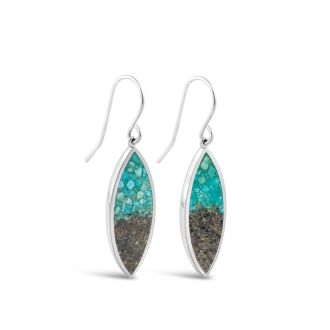 BC - Marquise Earrings - Turquoise Gradient