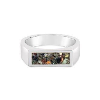 Mens Sterling Silver Wedding Band | The Original Beach Sand Jewelry Co. | Dune Jewelry