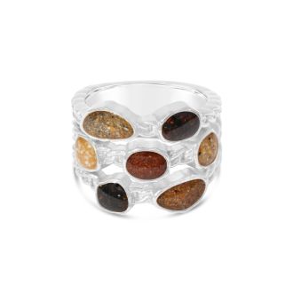 &earth - Mia Tierra Ring - Silver