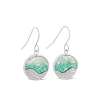 &earth - Swell Drop Earrings - Silver