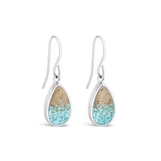 Explorer Teardrop Earrings - Turquoise Gradient
