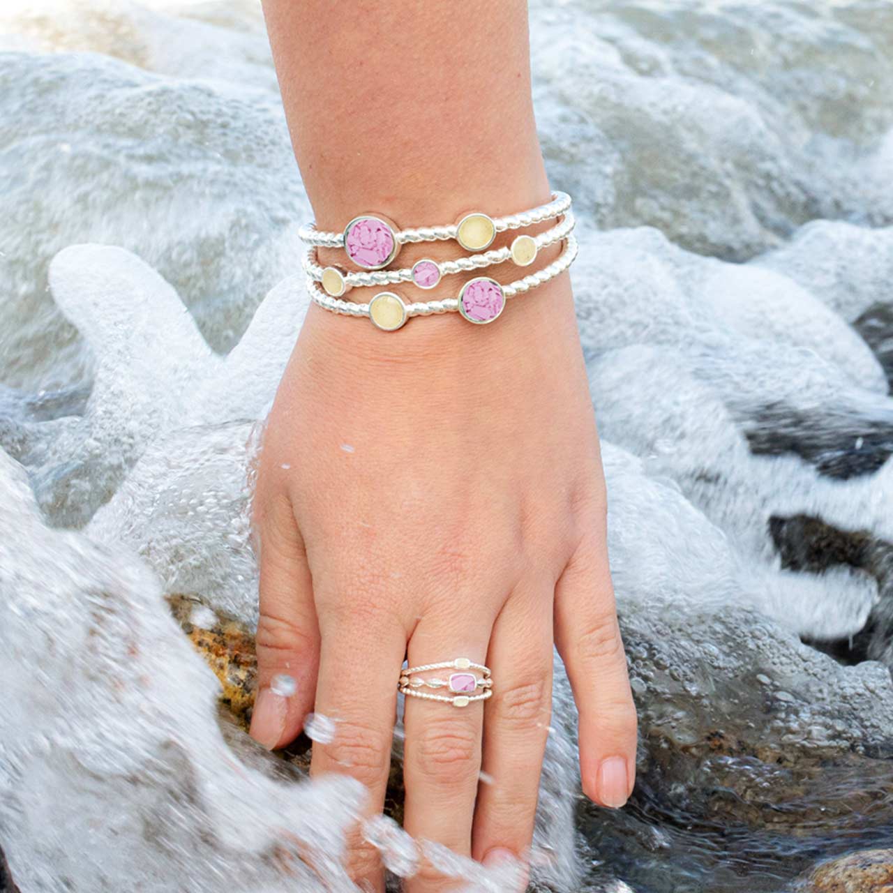 Dune Jewelry x 4ocean - Rope Seven Sand Cuff - Florida
