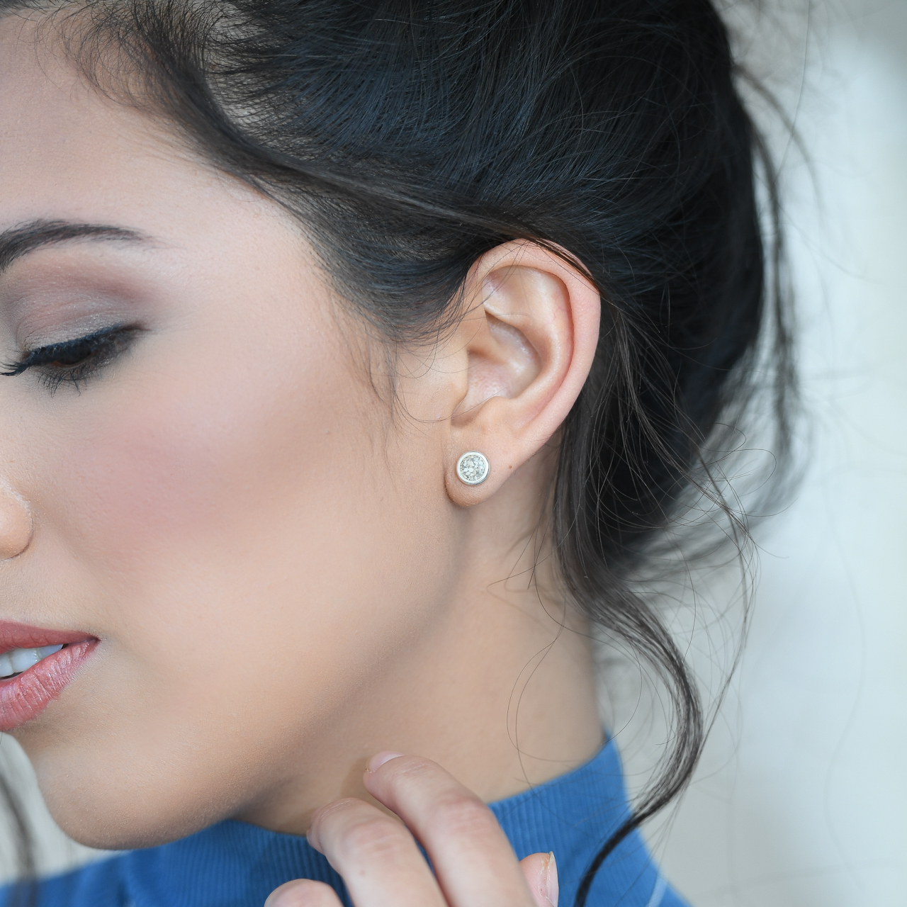 Birth Month Shell Dune Drop Studs - May - Mermaid Slipper