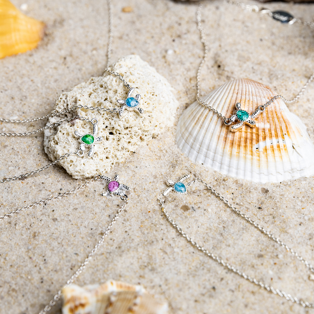 Delicate Dune Turtle Anklet