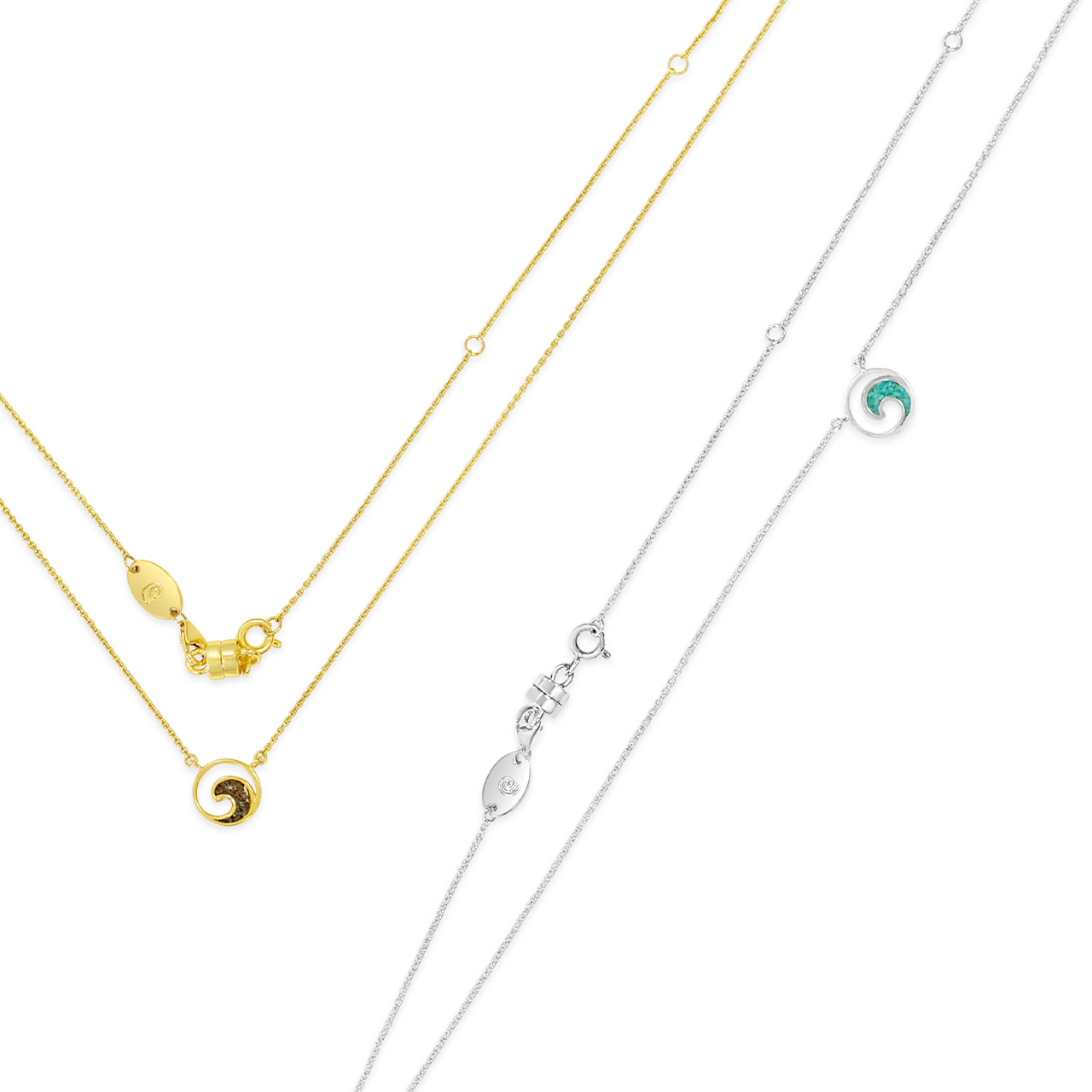 Magnetic Necklace Clasp - Silver