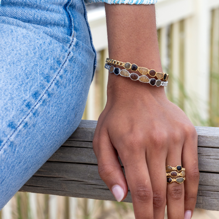 &earth - Mia Tierra Cuff Bracelet - Gold