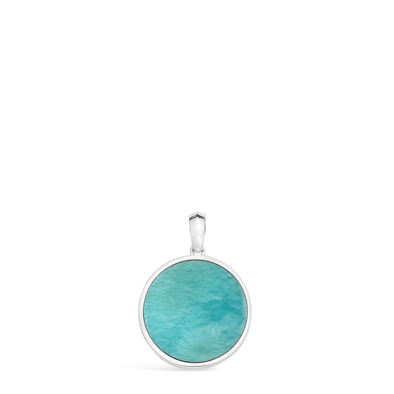 Globe World Traveler Pendant By Christine Kesteloo - Larimar