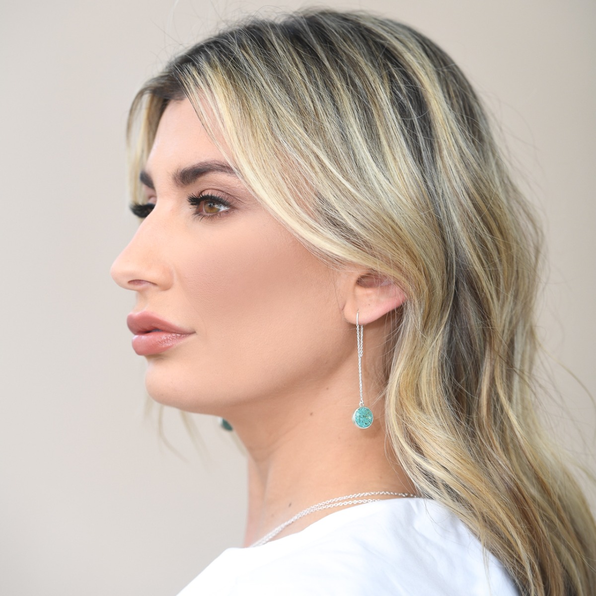 Sandglobe Earrings - Long - Two Element
