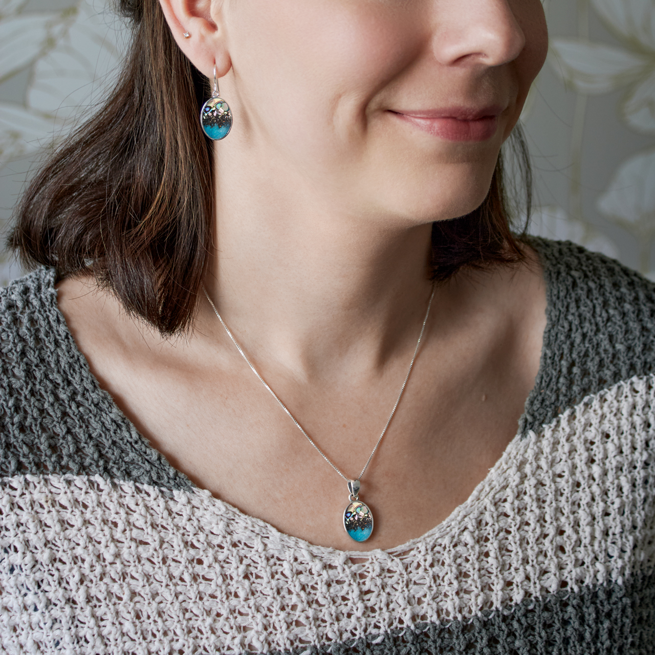 Sandrop Necklace - 14k Gold Vermeil - Alaska Triple Gradient