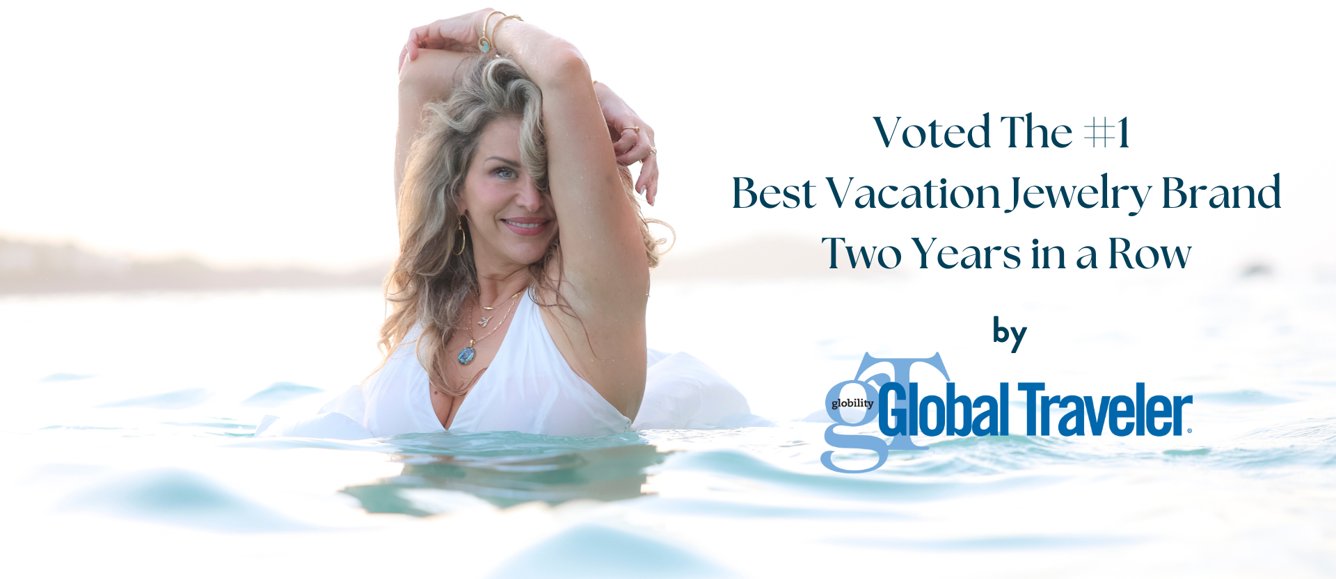 Dune Jewelry named the #1 Best Vacation Jewelry Brand by Global Traveler for two consecutive years. Travel-inspired jewelry.